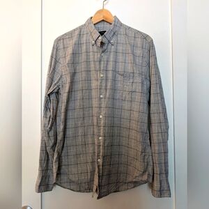 J. Crew Cotton Plaid Shirt, Light Grey